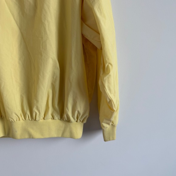 Vintage Polo Ralph Lauren Butter Yellow Nylon Pullover Size Large - Picture 8 of 11